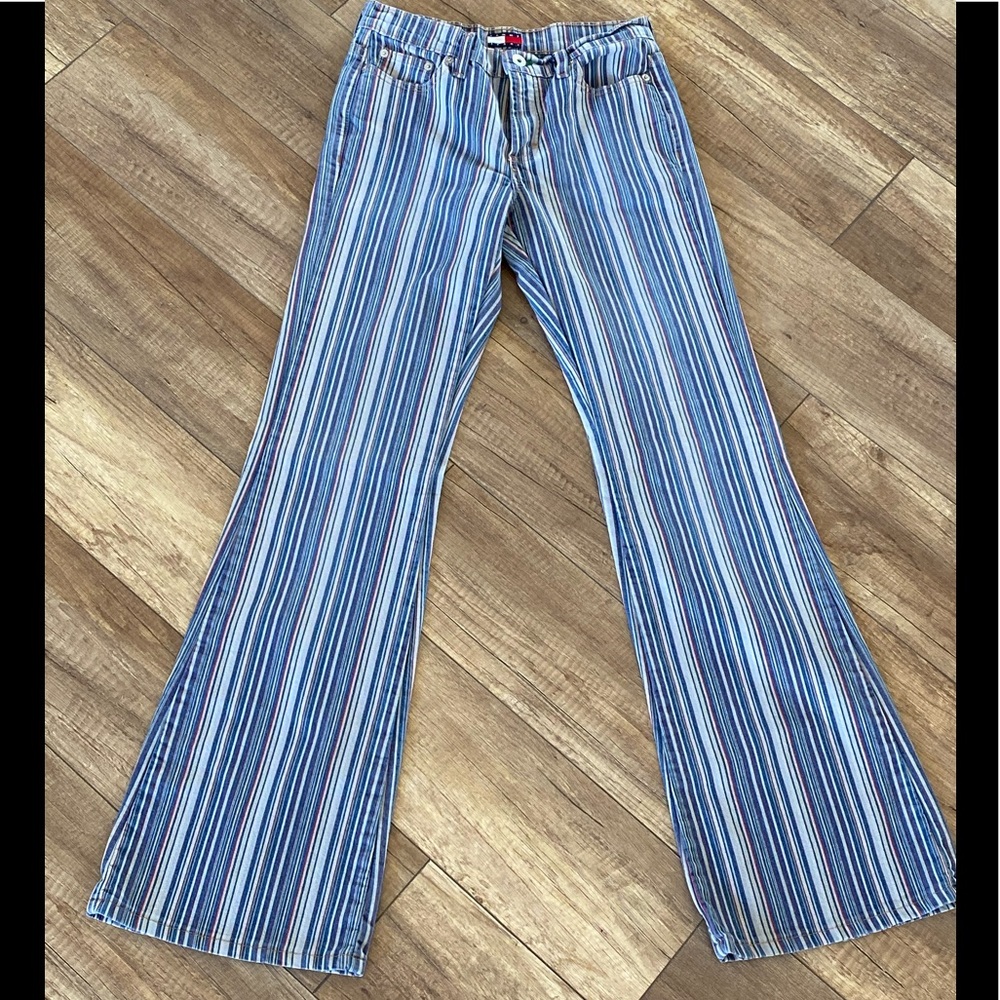 Tommy Hilfiger stripes bell bottoms